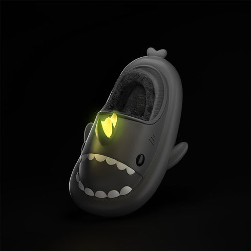 Sharkicks Basic - Winter Koi Dragon Heel-covered Shark Slippers